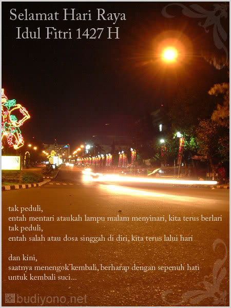 Selamat Idul Fitri 1427 H